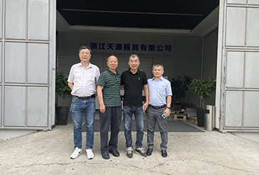 台湾555000jc线路检测中心相关领导走访浙江地区新代理商